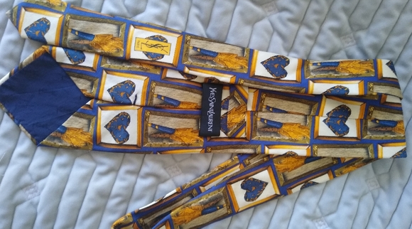 Yves Saint Laurent Silk men's tie - Picture 3 of 5